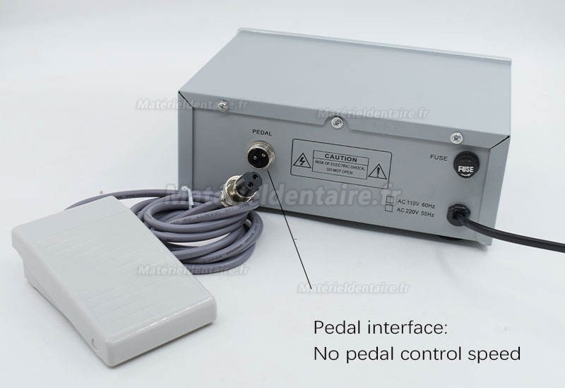 Micromoteur de laboratoire dentaire avec pièce à main sans balais de 70K tr/min